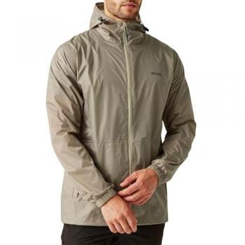 Regatta Men's Pack-It III Lightweight Waterproof Jacket - Golden Sand, Size: 3XL