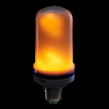 Greenice | Bombilla LED E27 5W 450Lm 2000ºK Efecto Llama 25.000H [CA-EL-E27-5W]