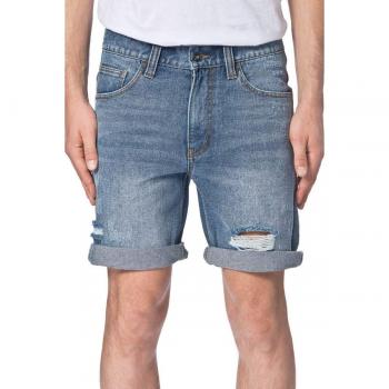 Globe Destroyer Denim Walkshort Pantalón Corto, Hombre, Destroyed Blue, 28