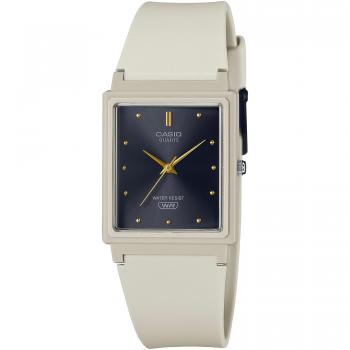 Casio Women's Beige Square Analog Watch MQ-38UC-8AER with Plastic Case