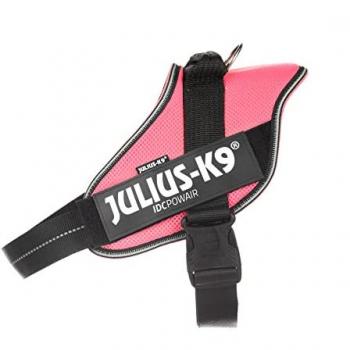 Arnés de Verano Ajustable para Perros Julius K9 Powair con Tejido Transpirable y Acolchado Rosa