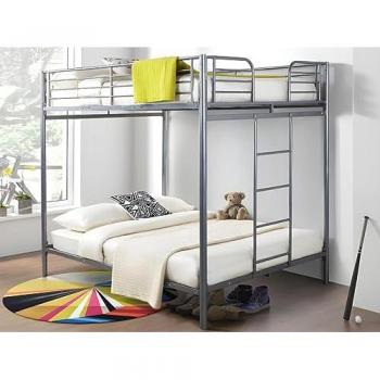 Litera GEMINI II - 2 x 140 x 190 cm - Plata + 2 colchones