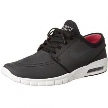 Nike Stefan Janoski Max L, Zapatillas de Skateboarding Para Hombre, Negro / Blanco / Rosa