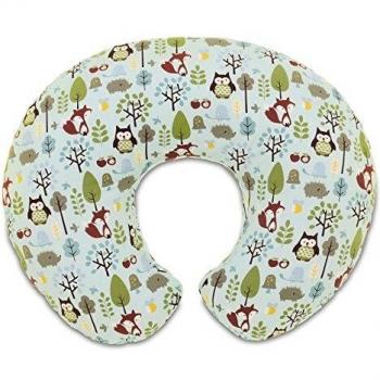 Boppy - Cojín de lactancia algodón, ergonómico, indeformable y máxima adaptabilidad de 0 a 12 meses, color estampado