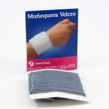 MUÑEQUERA MEDILAST VELCRO GRIS M