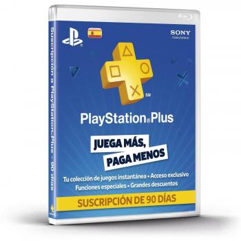 PlayStation Plus - Tarjeta De Prepago Para 90 Días