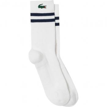 Calcetines de Tenis Lacoste para Hombre blancos, talla: 43-46