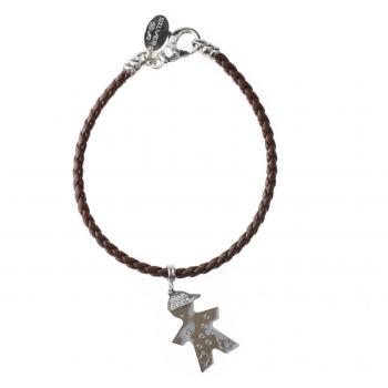 Pulsera Mujer Lotus LP-1110-2-3 Marrón 19 cm