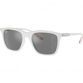Ray-Ban RB4433M F6256G Unisex Squared White Sunglasses Size 54