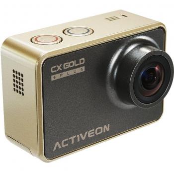 Cámara de acción deportiva CX GOLD PLUS GCB10W - 16Mp, 1080p 60fps, pantalla 2 táctil, WiFi, Estabilizador Digital de Imagen, carcasa acuática 60m, color dorado