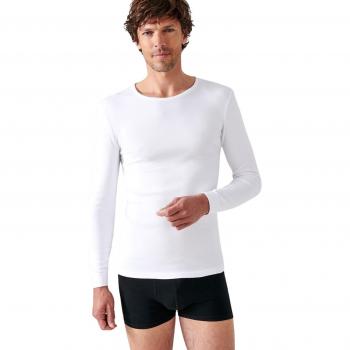 Damart Classic Grade 3 Men's Long Sleeve Thermal Bodysuit in White