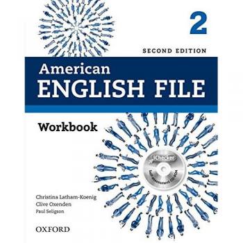American English File 2nd Edition 2. Workbook without Answer Key Pack: With Ichecker