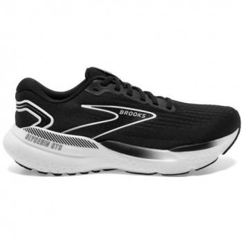 Brooks Glycerin GTS 21 Women's Stability Running Shoes - Black/Grey/White, Size 9.5