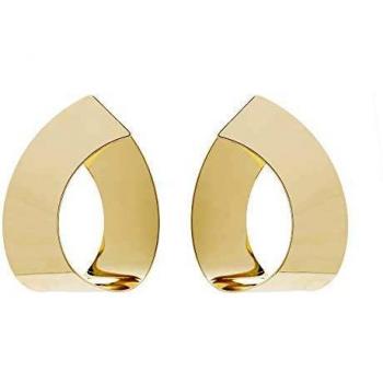 PENDIENTES LUXENTER DISEÑO GRANDES METAL DORADO FASHION SGEM028