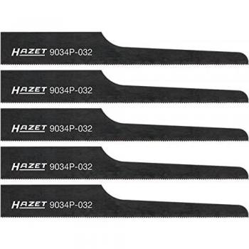 Hoja de sierra de recambio HAZET 9034P-032/5, kit de 5 unidades, 93 mm, 32 dientes