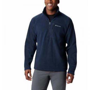 Forro Polar Columbia Fast Trek III Half Zip Azul Ultramar - M, Media Cremallera, Color Azul Marino Universitario, Talla M
