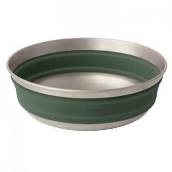 Sea to Summit Detour Medium Collapsible Stainless Steel Bowl - Green