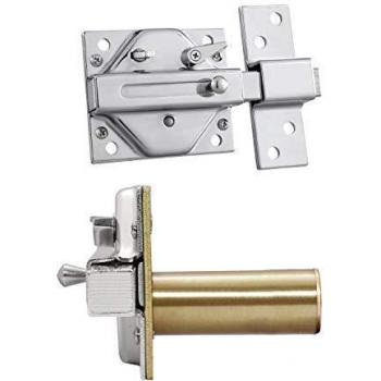ifam 025236 Cerrojo con llave exterior, Cromo