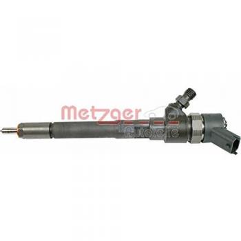 Inyector Original Metzger 0870129 para Opel, Common Rail con Buje de Sellado y Codificación OBD