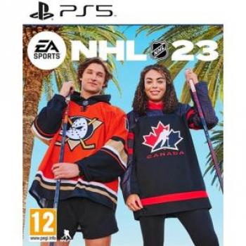 NHL 23 - Videojuego para Playstation 5, simulación de hockey sobre hielo, gráficos mejorados, modos de juego variados, jugabilidad realista, actualizaciones de plantillas y equipos