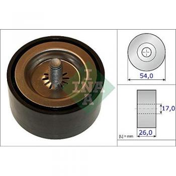 INA 532 0672 10 Deflection/Guide Pulley, v-ribbed belt