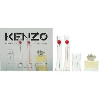 Kenzo Miniature Perfume Gift Set for Women (includes 5ml Jungle Elephant EDP, 4ml Flower EDP, 4ml Flower by Kenzo Poppy Bouquet EDP, and 5ml L’Eau Ken