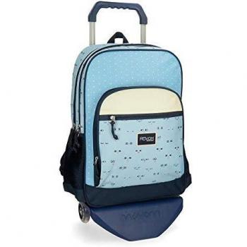 MOVOM Wink Mochila con carro, Doble Compartimento, 44 cm, color Azul