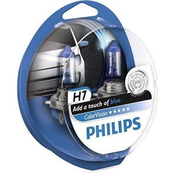 Philips Automotive Lighting 12972CVPBS2 ColorVision H7 36810928 2 Lámparas para Faro, Color Azul