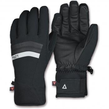 Guantes de esquí de mujer ARA GLOVES Matt - Color negro, diseño ergonómico, impermeables, aislantes térmicos, ajuste cómodo, material resistente al desgaste