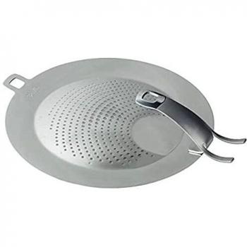Fissler clippix / Protector contra salpicaduras, tapa antisalpicaduras para colgar de arriba abajo, Para todas las cacerolas y ollas de Fissler con Ø 24-28 cm y mango de seguridad