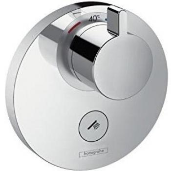 Hansgrohe 15742000 ShowerSelect S Termostato Empotrado de Gran caudal con Llave de Paso Libre, Cromo, 1 salida