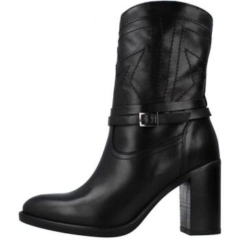 Botines de Mujer Nero Giardini I117530D Negros, con diseño elegante, material de alta calidad, suela antideslizante, cierre con cremallera lateral y tacón medio