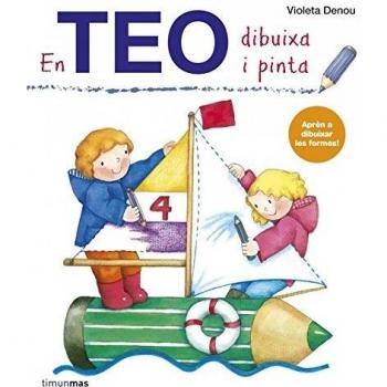 En Teo dibuixa i pinta
