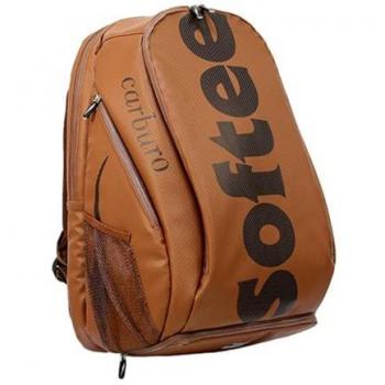 Mochila de Pádel Softee Car en Poliuretano de Alta Calidad con Compartimentos - 47x30x16 Cm