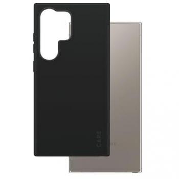 Funda Protectora CARE by PanzerGlass® Fashionable para Samsung Galaxy S25 Ultra, Color Negro, Resistente a Golpes y Diseño Delgado