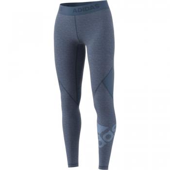 adidas Ask L Bos T Mallas, Mujer, Tech Ink/Heather/Glow Blue