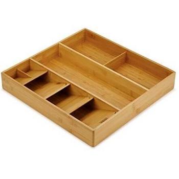 Organizador de Cajón de Bambú Joseph Joseph DrawerStore para Cubiertos y Utensilios