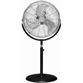 Ventilador de pie TROTEC TVM 18 S, potencia de 45 W, tres velocidades ajustables, oscilación horizontal, altura regulable hasta 1.25 m, diseño moderno y ligero, ideal para uso en interiores