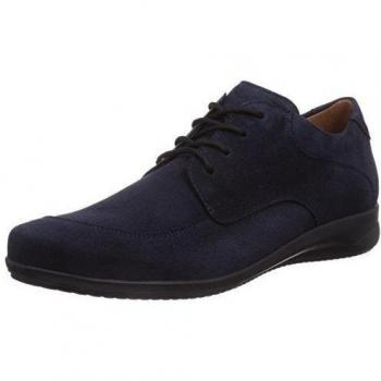 Ganter FIONA, Weite F - Zapatos de cordones para mujer, color blau