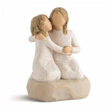 Willow Tree Sister Mine Figurine - Beige Plastic, 11.5 x 10 x 11 cm
