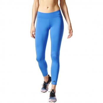 adidas Wo Long Tight Mallas, Mujer, Azul