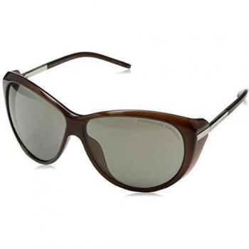Porsche Design P8602 B Women's Brown Cat-Eye Sunglasses 64mm