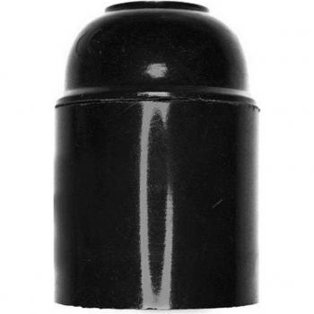 Portalámparas de Baquelita Reforzado E27 Negro EDM 22285