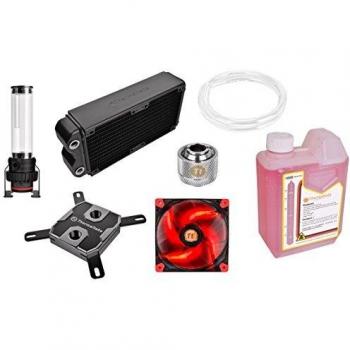 Thermaltake Pacific RL240 Kit - Sistema de refrigeración líquida, Color Rojo