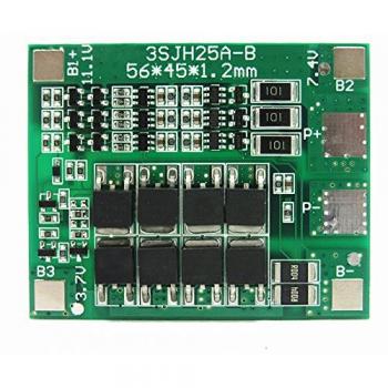 ZkeeShop 3S 12V 25A Balance Lithium Battery 18650 Charger Protection Board Balance Module