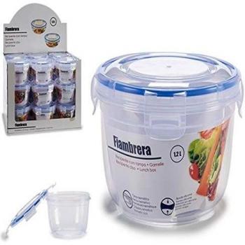 BigBuy Home Fiambrera, Multicolor, 1.2 l