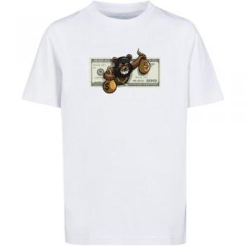 Camiseta Infantil Money Bear Blanca
