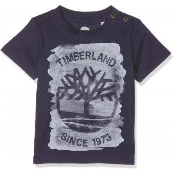Timberland tee-Shirt Manches Courtes, Camiseta para Bebés, Azul