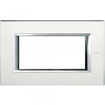 Placa Axolute 4 Módulos Espejo Acidificado HA4804VSA - BTicino