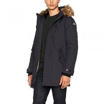 Schott M-53X Parka, Azul (Navy 46), Large para Hombre